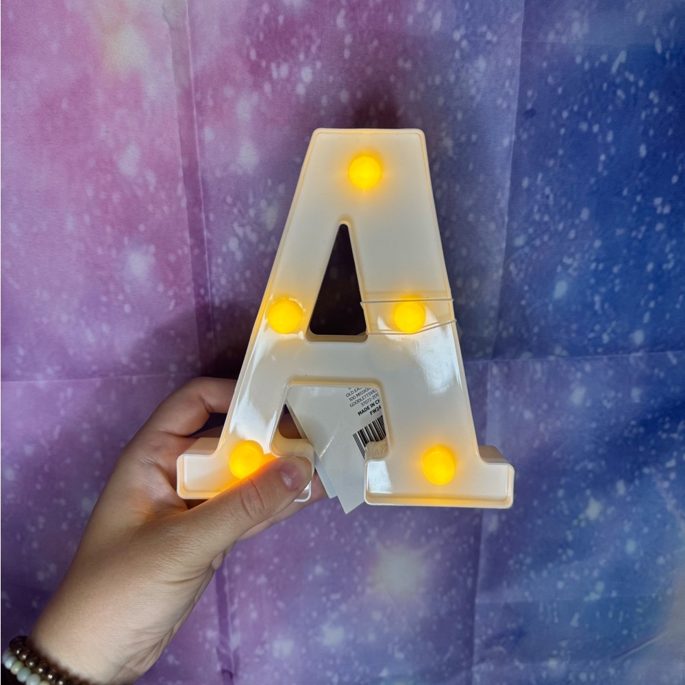 New small light up A 🛍
